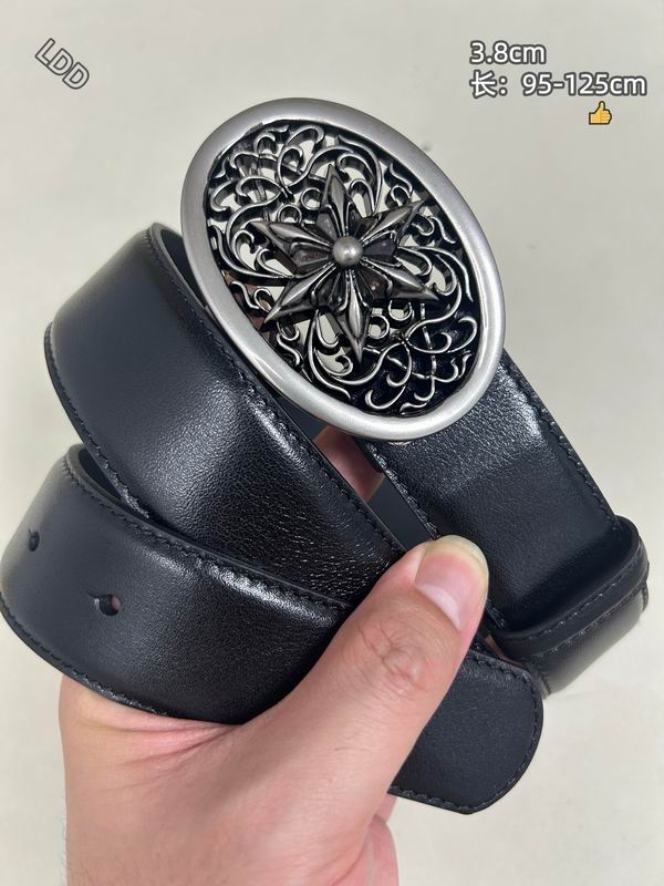Chrome Hearts belt 38mmX95-125cm 8L87